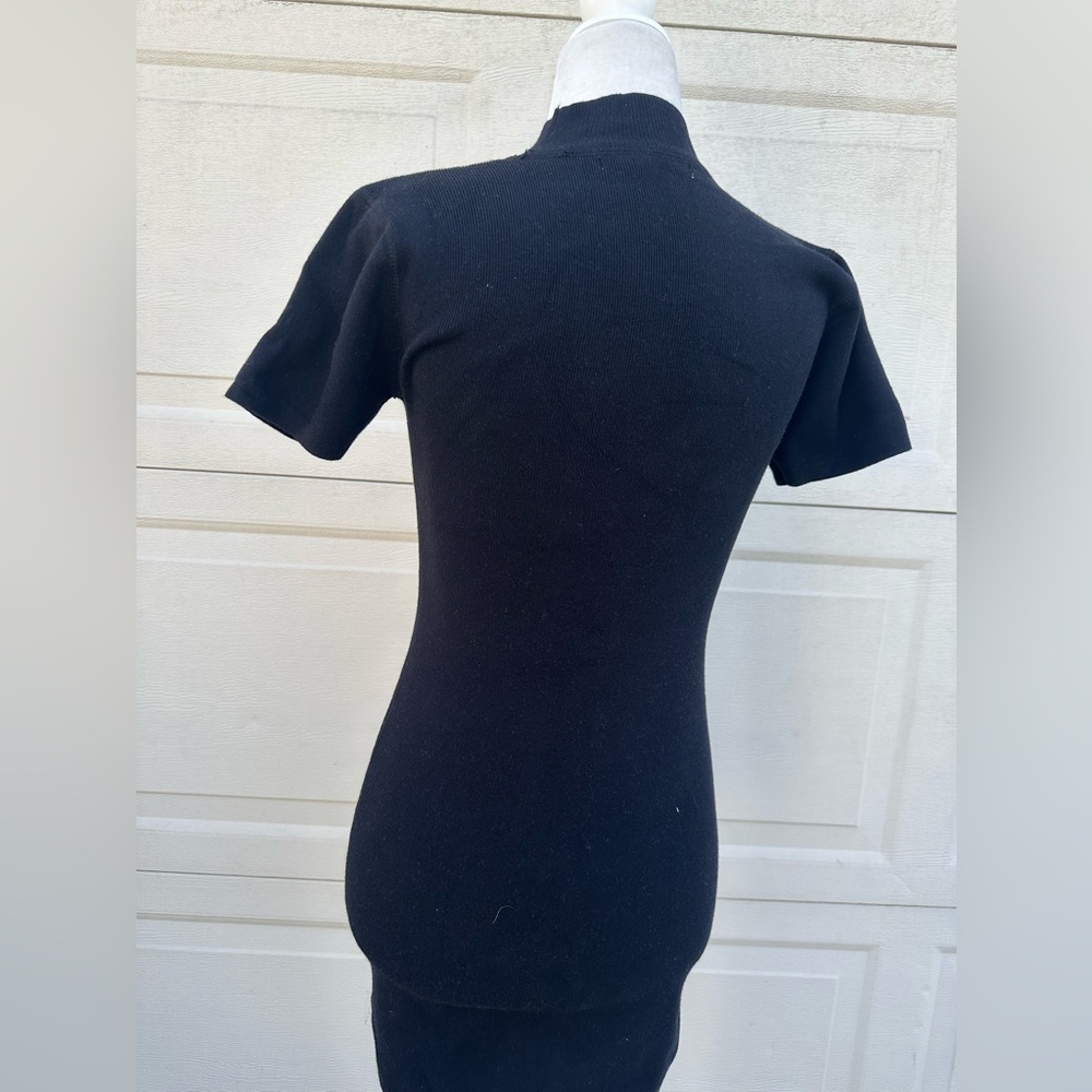 Alexander Wang Black Mini Bodycon Dress - Picture 6 of 12